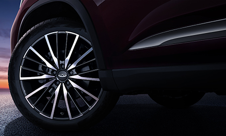 18-inch plated aluminum alloy wheel rim
